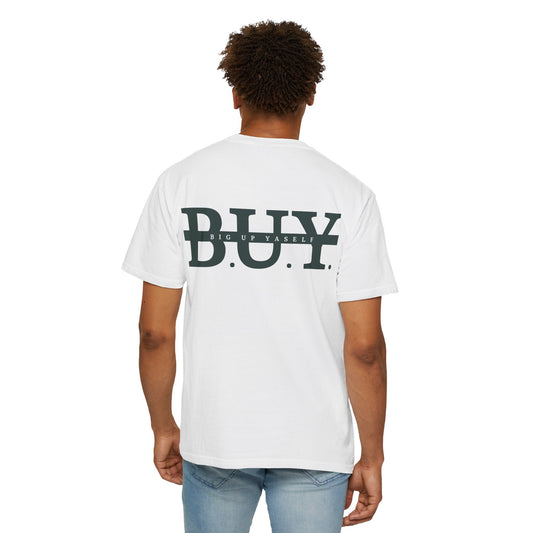 Stylish Unisex T-Shirt with Bold 'BUY' Design - Trendy Casual Wear, Gift Idea, Streetwear, Everyday Essential, Statement Tee